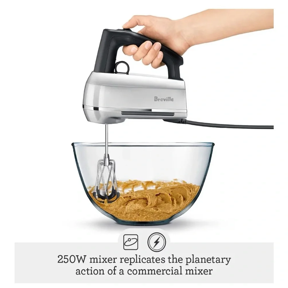 Like New Breville Hand Mixer in Damson Blue— Used Twice - Picture 4 of 10